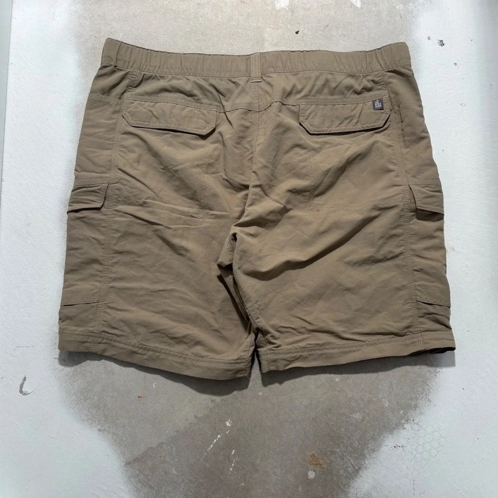 The North Face Mens Paramount Cargo Shorts Khaki Tan Hiking XXL